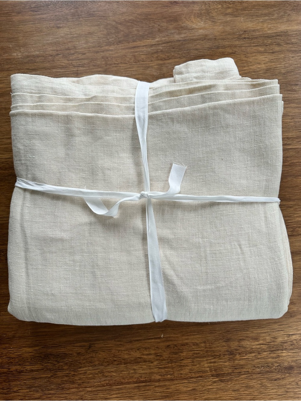 NWOT QUINCE VINTAGE WASH EUROPEAN LINEN BED COVER KING CAL KING OAT BLANKET - Picture 5 of 7